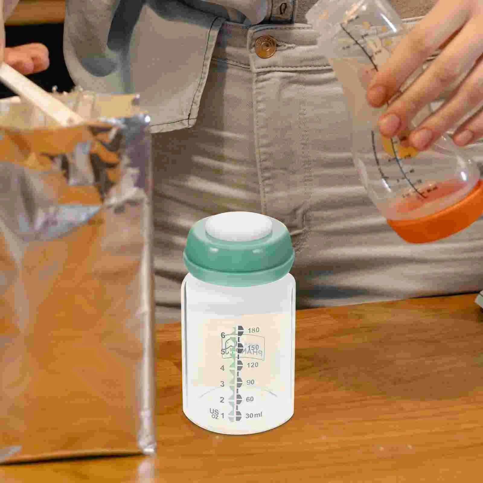 2 Pcs Feeding Bottle Milk Storage Container Creative Nursing Baby Infant Feeder Bottles Breast Fresh Keeping