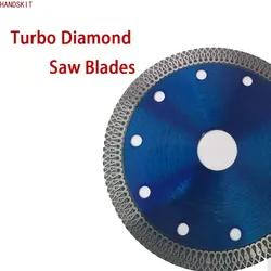 High end and durable 105/115/125MMTurbo Diamond Saw Blade Granite Marble Cutting Disc Porcelain Tile Ceramic 3Size Angle Grinder