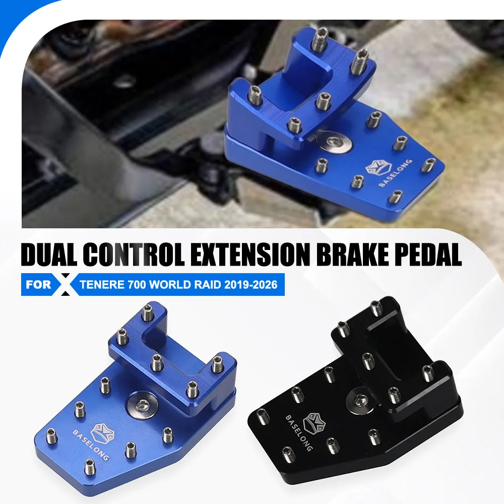 

For Yamaha Tenere 700 World Raid 2019-2021-2022-2023-2024 2025 2026 Rear Foot Brake Lever Peg Pad Extension Enlarge Tenere700