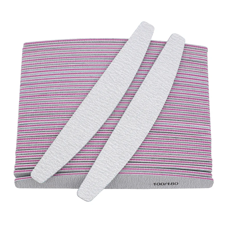 10개입 페디큐어 매니큐어 버퍼 네일 케어 도구 라임 아온글 네일 아트 파일 100/180 네일 액세서리 젤 네일 폴리쉬 광택제