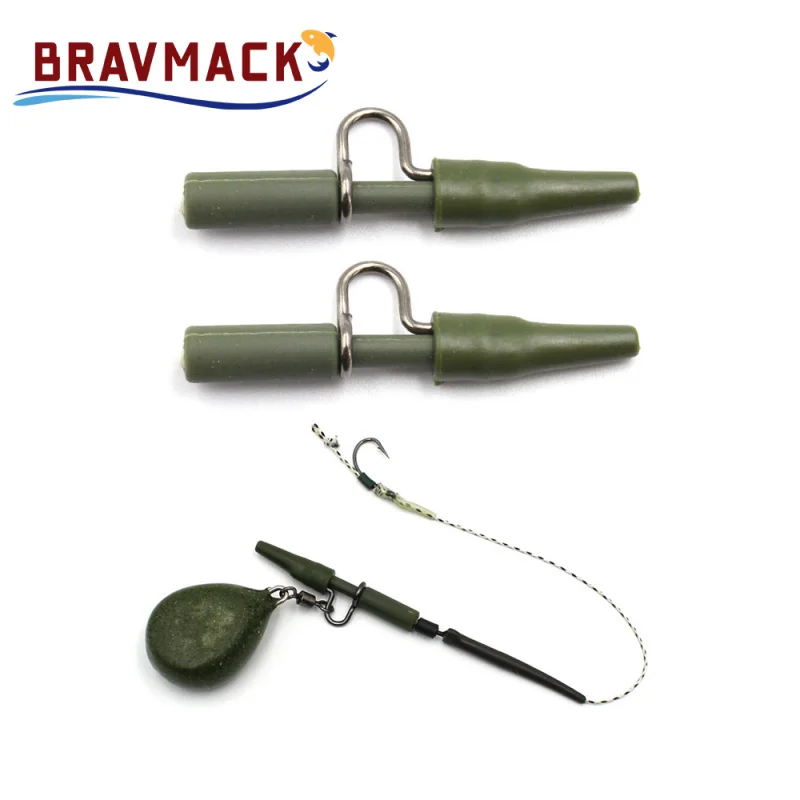 10pcs Carp Quick Change Clips Swivel Snap Connector Carp Leads Weight Seeker Carp Fishing Tackle Fishing Accessories