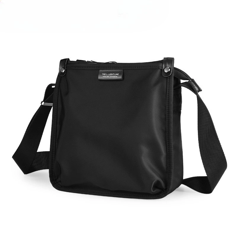 Shoulder bag vertical men sling leisure Oxford cloth waterproof large capacity multi-function diagonal span shoulder bag