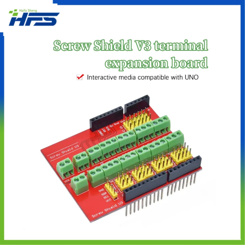 

Screw Protector V1 Terminal Expansion Board V1 Is UNO R3 Compatible Interactive Media Moudle for Arduino