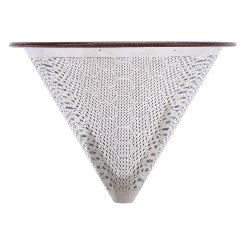 Permanent Cone Dripper Pour Over Coffee Dripper 1 To 3 Cup Rubber Loop Stainless Steel Coffee Filter Silver Best Coffee Maker