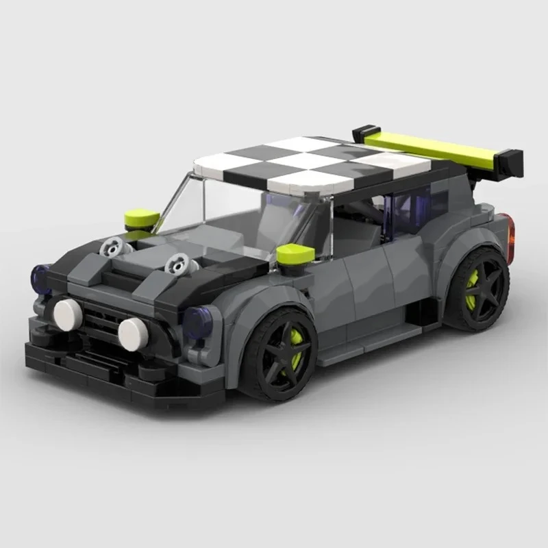 Bloques de Construcción MOC Speed City Champions 2022, Mini Coopers S, Superauto Personalizado, Técnica Creativa, Juguete de Carreras, Regalo