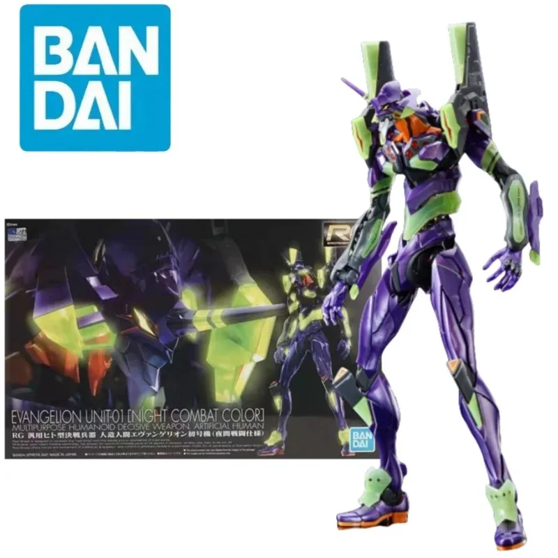 الأصلي بانداي أطقم منمذجة RG Evangelion UNIT-00 -01 -02 -03 -04 -06 -08 أنيمي ألعاب شخصيات الحركة تحصيل Modelcollect