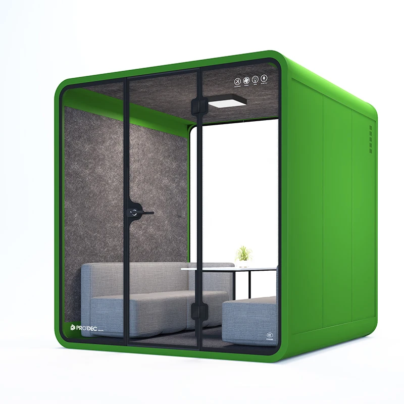 Large Sound Proof Working Booth Modular Indoor Portable Office Pod for Sale Noise Reduction Meeting Telephone Booth