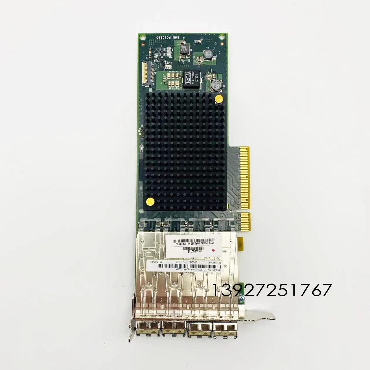 

HBA Card EN16 PCIe3 LPX 4-port 10GbE SR Adapter 00RX863 00ND466 Original disassembler Optical card