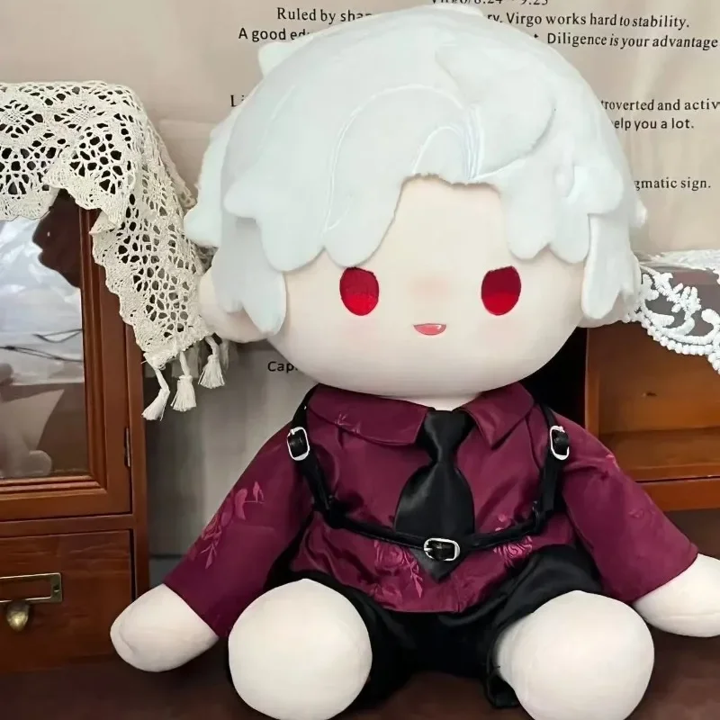 

40cm Anime Love and Deepspace Xavier Cute Uniform Clothes Sitting Posture Plush Doll Dress Up Clothes Clothing Cosplay Costume