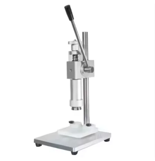 1PC Manual Perfume Bottle Crimping Machine Bench-top Vial Crimper Cappress Perfume Capper Manual Aluminum Cover Sealing Machine