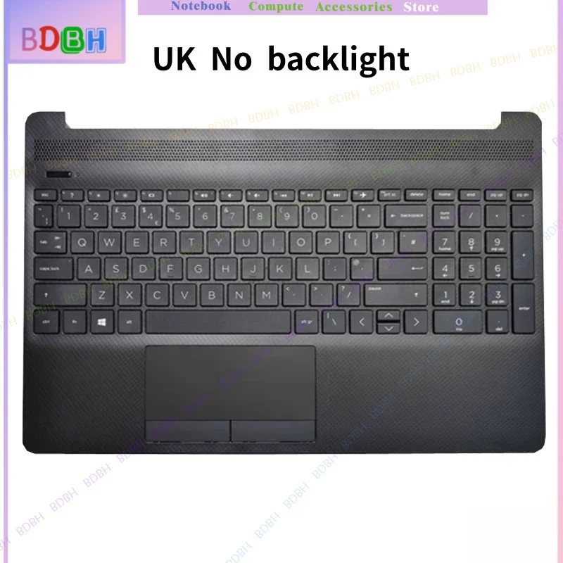 For 15-DW 15-GW 15S-DU 15S-DY 15S-DR 250 255 G8 G9 TPN-C139 US/UK/LA/SP/RU Keyboard Palmrest Upper Cover Computer Replace Parts