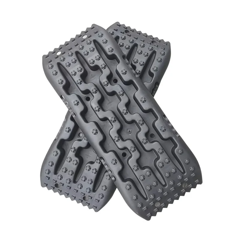 70cm Super-Tough Nylon Car Recovery Traction Board Emergency Mini-Size Tracks Traction Mat for Off-Road Sand Mud Snow Rescue