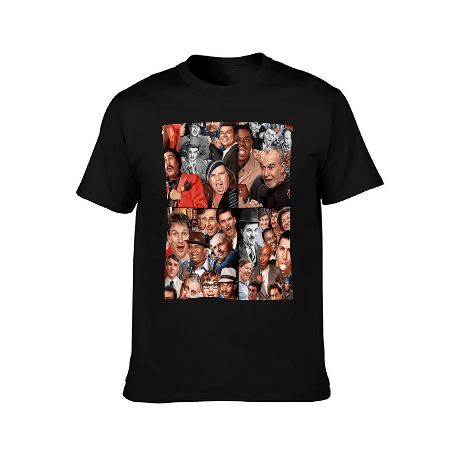 Collage of Comedy T-Shirt Lightweight Casual Summer T-Shirt