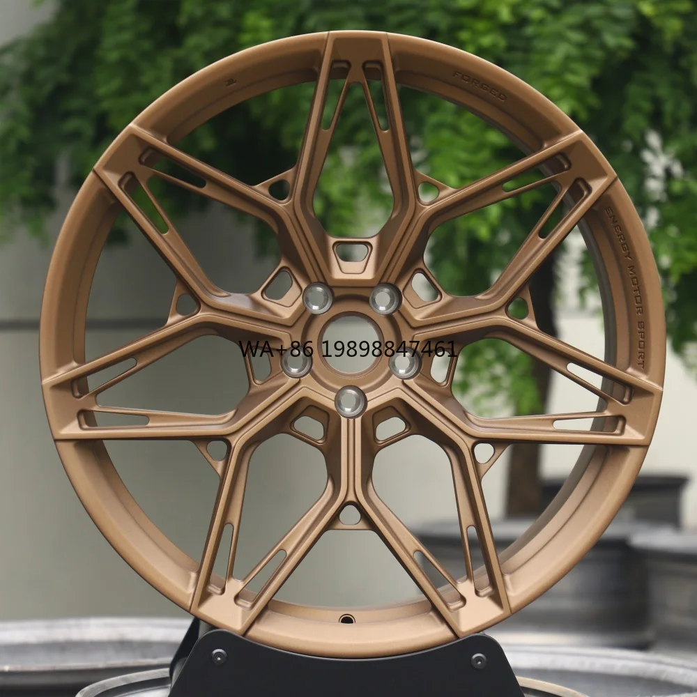 

20 Inch Bronze Finish Forged Aluminum Alloy Racing Car Wheels 6x139.7 Wheel Rims for Passenger Car