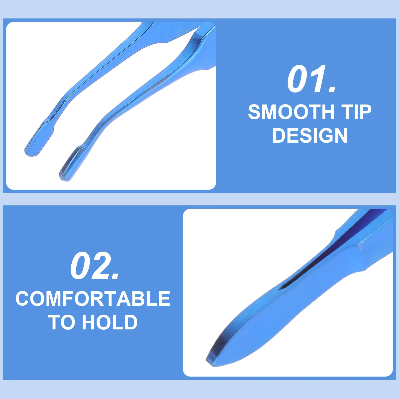 Sturdy Stainless Steel Eyelid Forceps Meibomian Gland Expressor Precision Eyelid Compressor for Women Safe