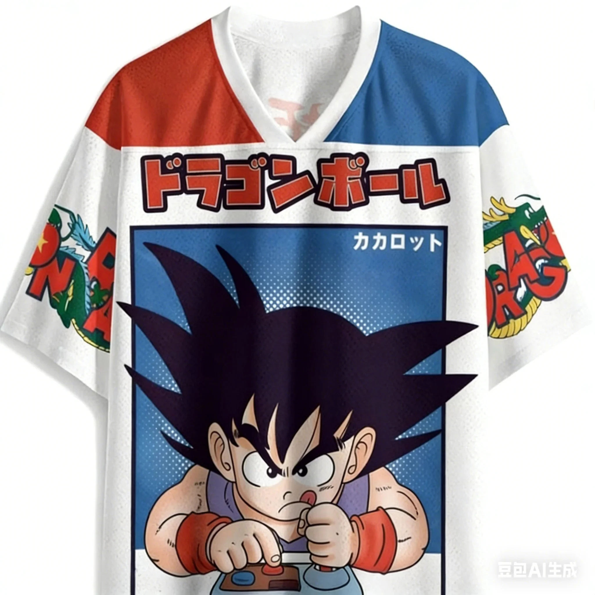 Retro Gaming Jersey - Dragon Ball Kid Goku Retro Oyun