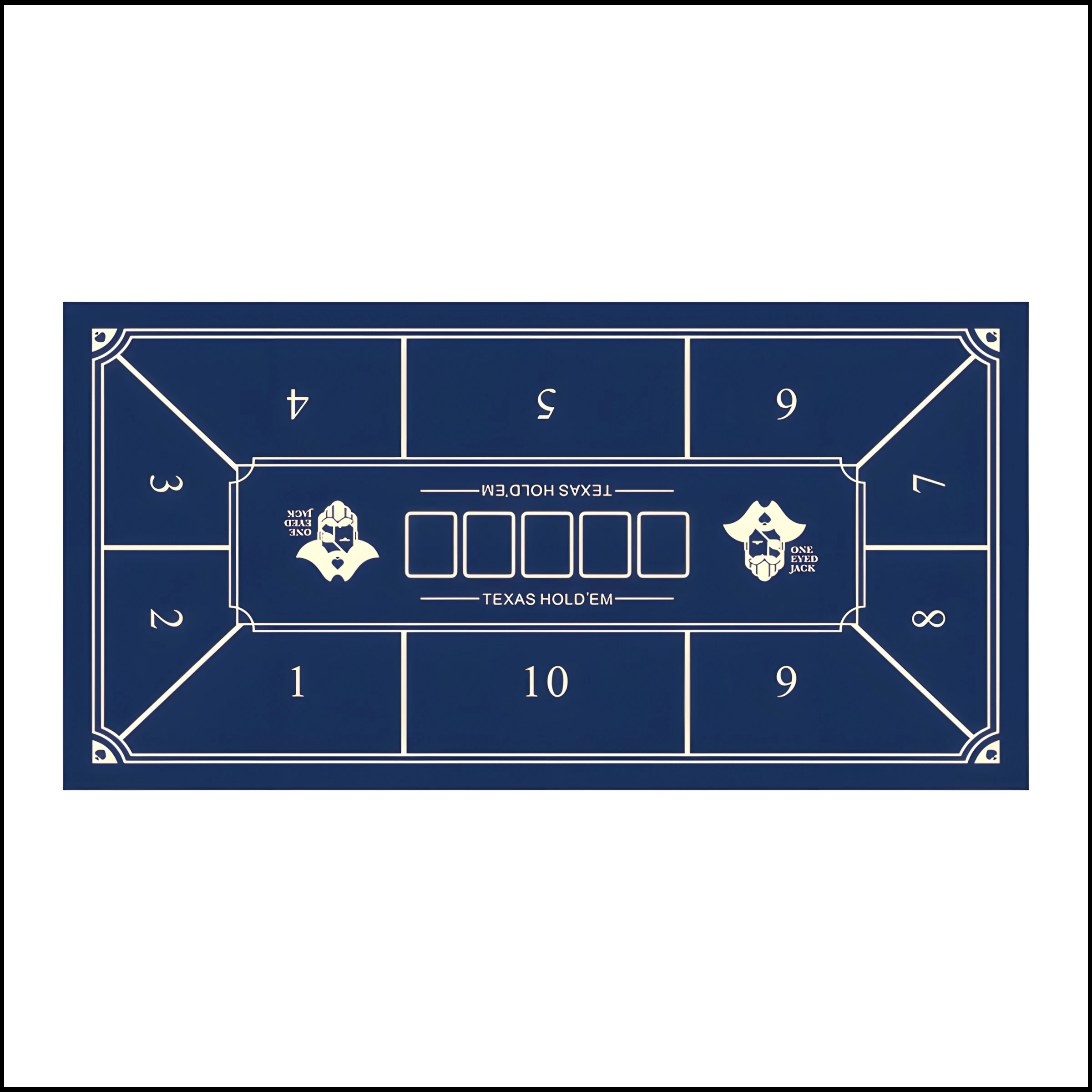 

120x60cm/180x90cm Texas Hold 'em poker game table mat creative design Multiplayer game poker mat entertainment accessories
