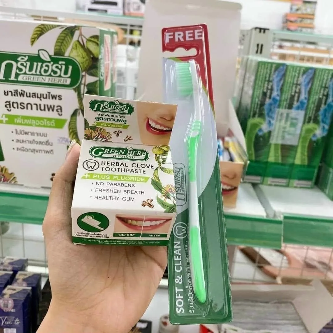 مسحوق الأسنان التايلاندية التنفس الطازج بقع الدخان رائحة الفم الكريهة تبييض الأسنان إزالة البقع الصفراء تبييض الأسنان العناية بالفم