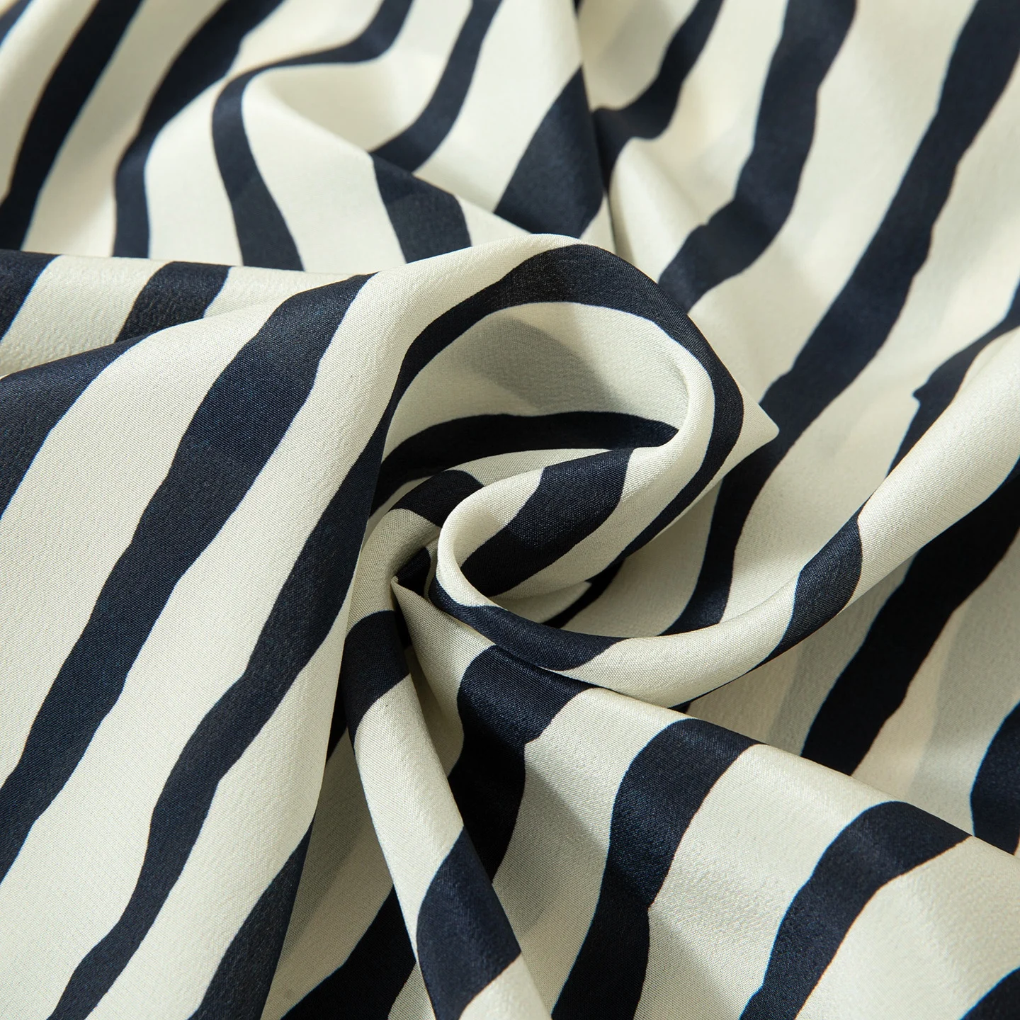 Winsleter-100% Camicia elegante in vera seta, manica a lanterna da donna a righe, camicetta ampia casual versatile, autunno 2025 T57072CC