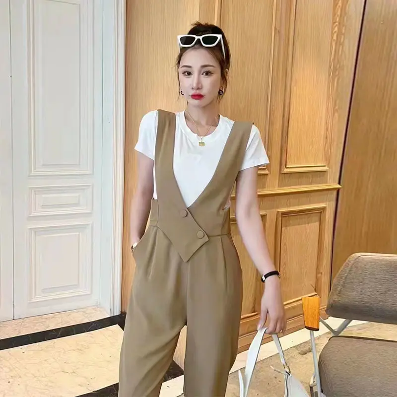 

Baggy Jumpsuits Woman Reduction Occasion Corduroy Adults Contrasting Japanese Embroidered Yellows Student Reducing Denim Preppy