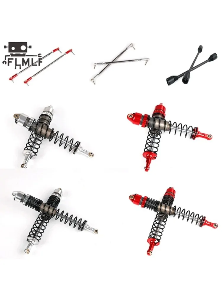 Legering voor- en achterverlengde A-arm of 10mm schokdemper of stuurstang of halve as voor 1/5 HPI ROVAN KM BAJA tot BAJA-MAX upgrade onderdelen - afbeelding 2