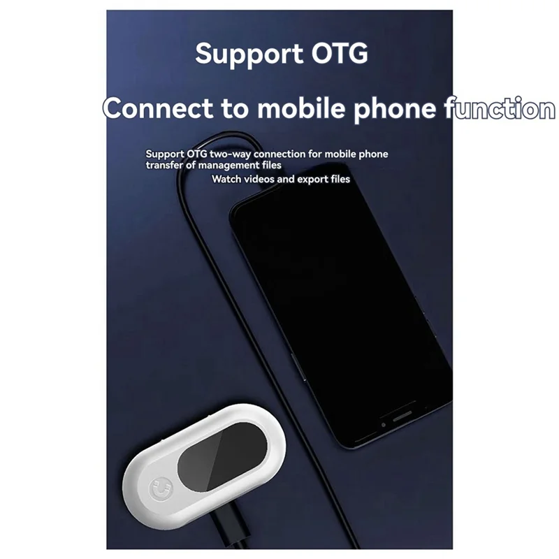 T24C Pet Collar Camera Pet Sport Camera USB Rechargeable LCD Display HD 1080P Support Video And Photo Function Black