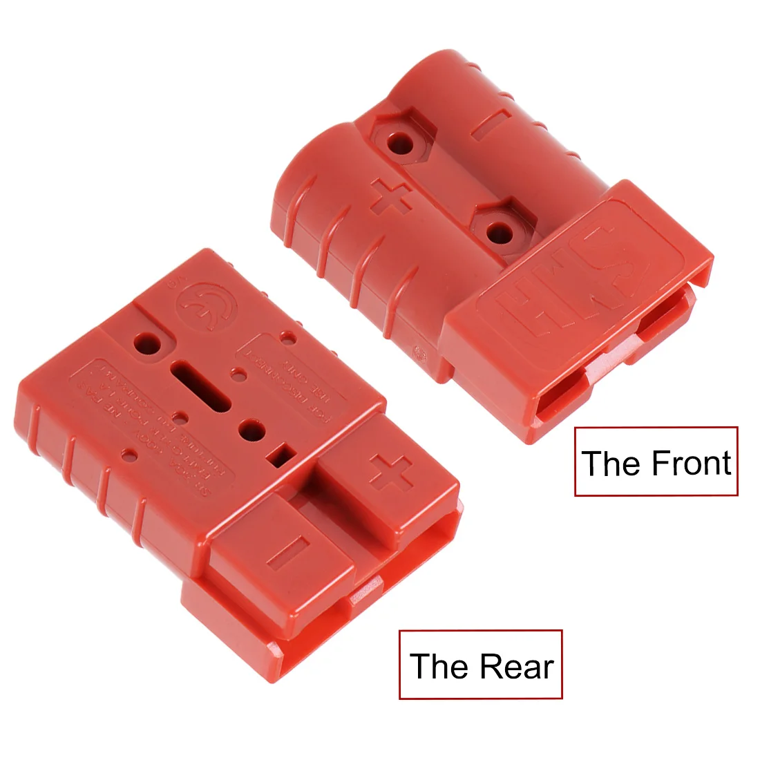 2/4Pcs 6 Gauge Battery Quick Connect Disconnect 600V 50A Wire Connector for Winch Auto Car Trailer Driver Grey/Red/Yellow/Black