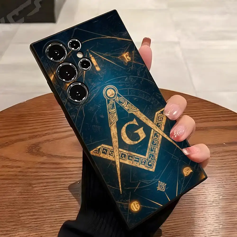 Freemasonry LOOG Phone Case For Samsung S26 Ultra S25 Edge S23 S22 S21 S20 A57 A37 A17 Plus S24 Fe Cover