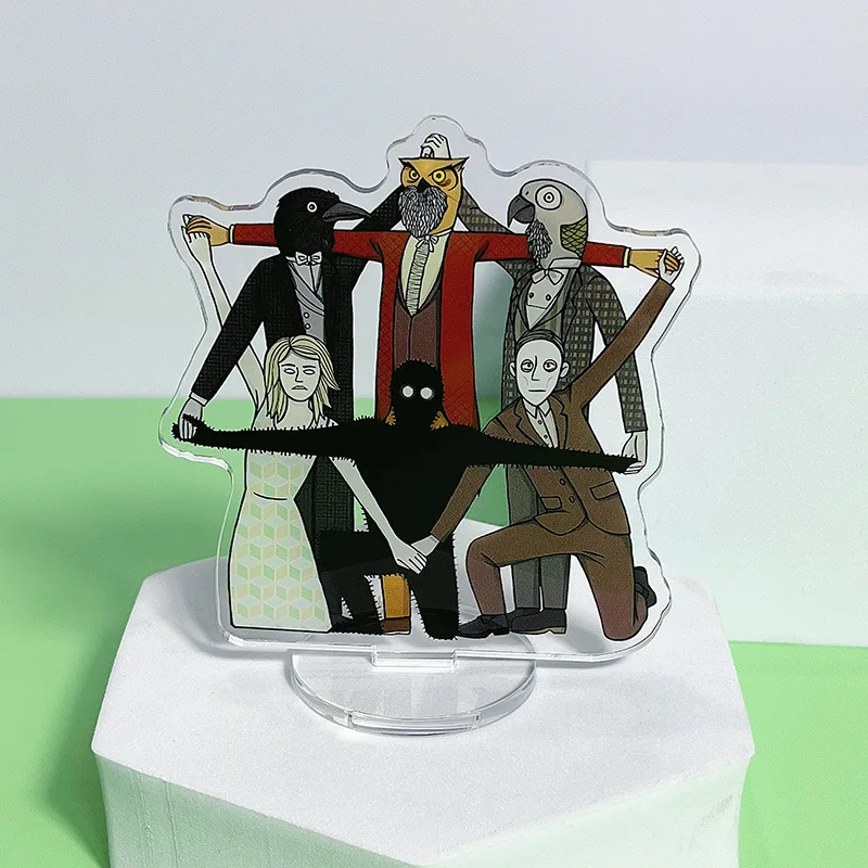 Rusty Lake Anime New Desktop Decoration Accessories Cartoon Cute Standing Ornaments Kawaii Acrylic Stand Model  Classic Toy Gift