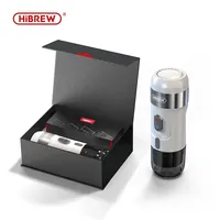 HiBREW 15 Bar Portable Coffee Machine for Car & Home,Espresso Coffee Maker Fit NES  Dolce Gusto Ground Coffee