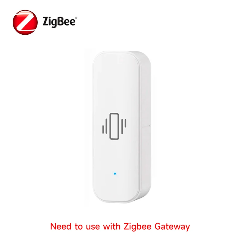 Tuya ZigBee Trillingsdetector Smart Life App Monitor Beveiliging op afstand Zigbee Sensor Bewegingsschokalarm Gateway nodig - afbeelding 1