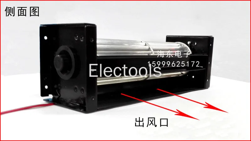 Imagem -03 - Fluxo Cruzado Fan 30 v 12v 24v Pequeno Tambor Fan Faixa Cortina de ar dc