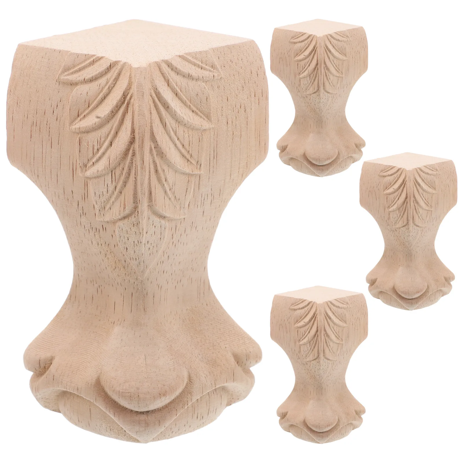 4pcs-durable-wooden-furniture-feet-sofa-couch-bed-frame-coffee-table-legs-classic-european-style-easy-installation-beige