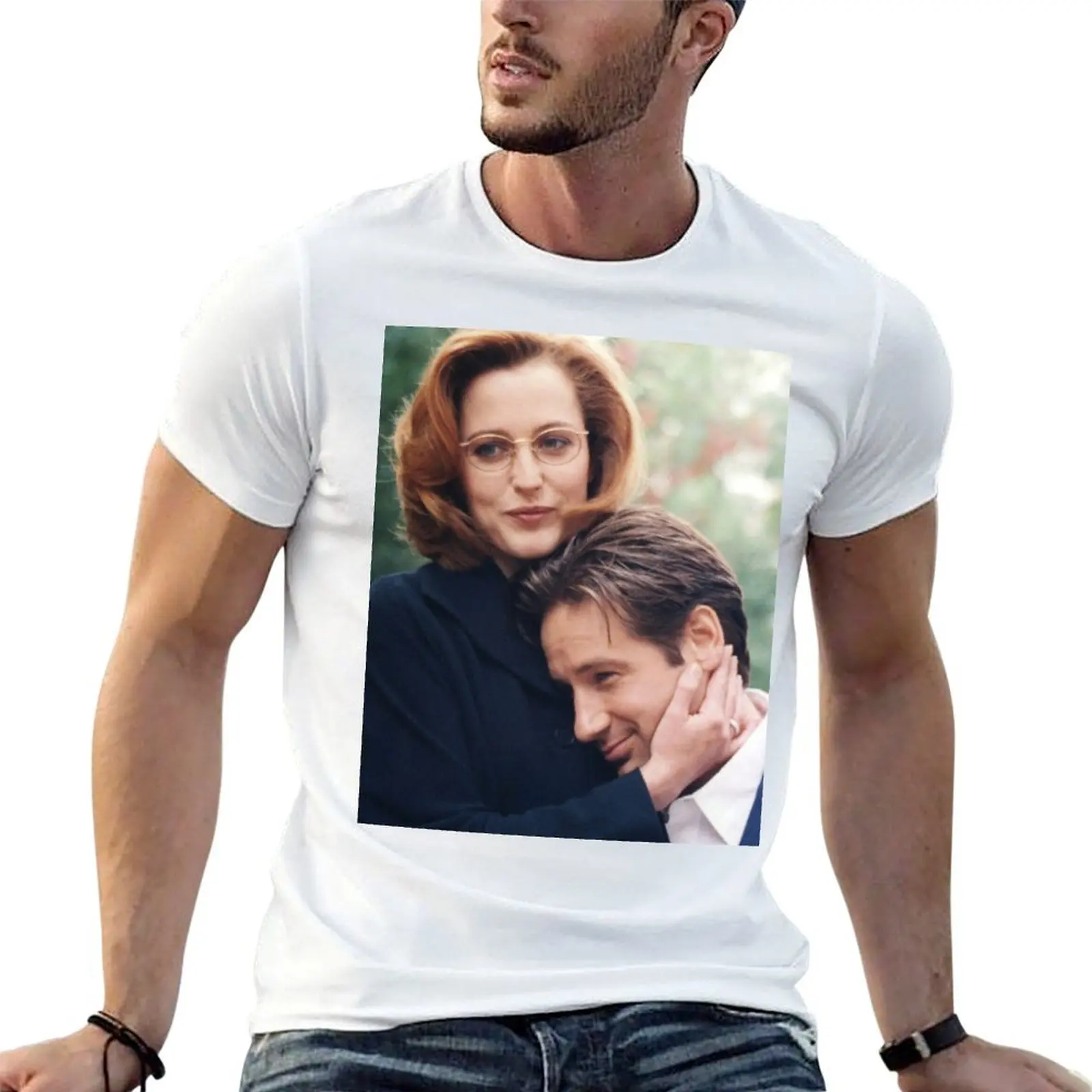 

dana scully x files fox mulder T-Shirt t shirt personalised man t shirt graphic T-Shirt