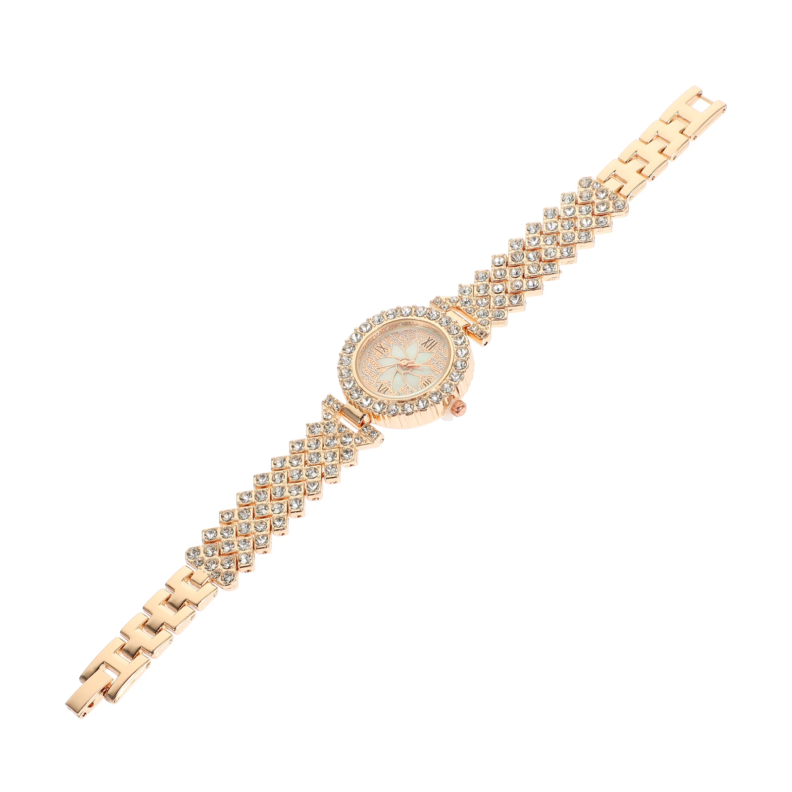 

Quartz Watch for Women Elegant Rhinestone Embellished Wrist Decoration Casual Fashion Ladies Watches Durable