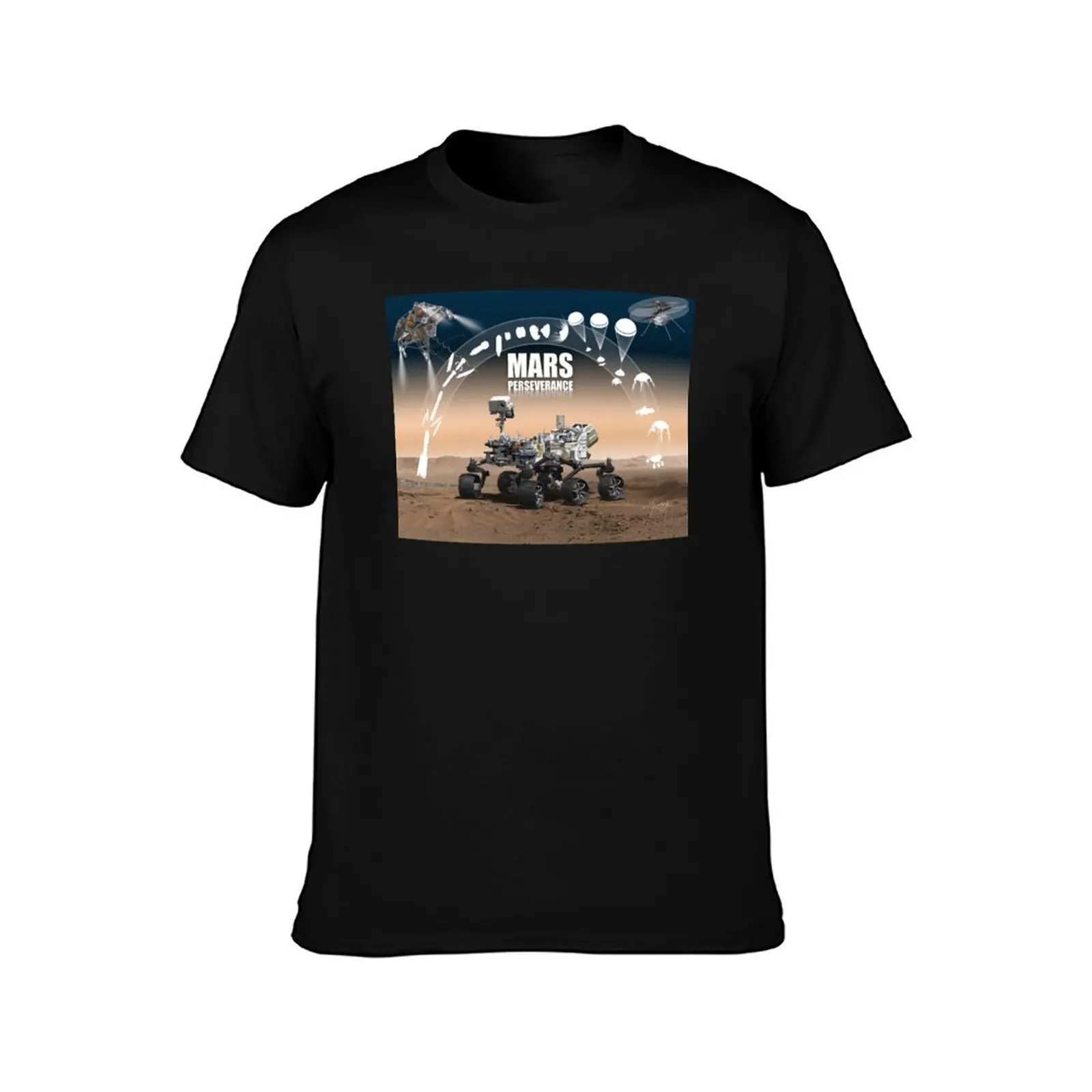 Mars Perseverance Rover T-Shirt Moisture Wicking Quick Dry Tee T-Shirt