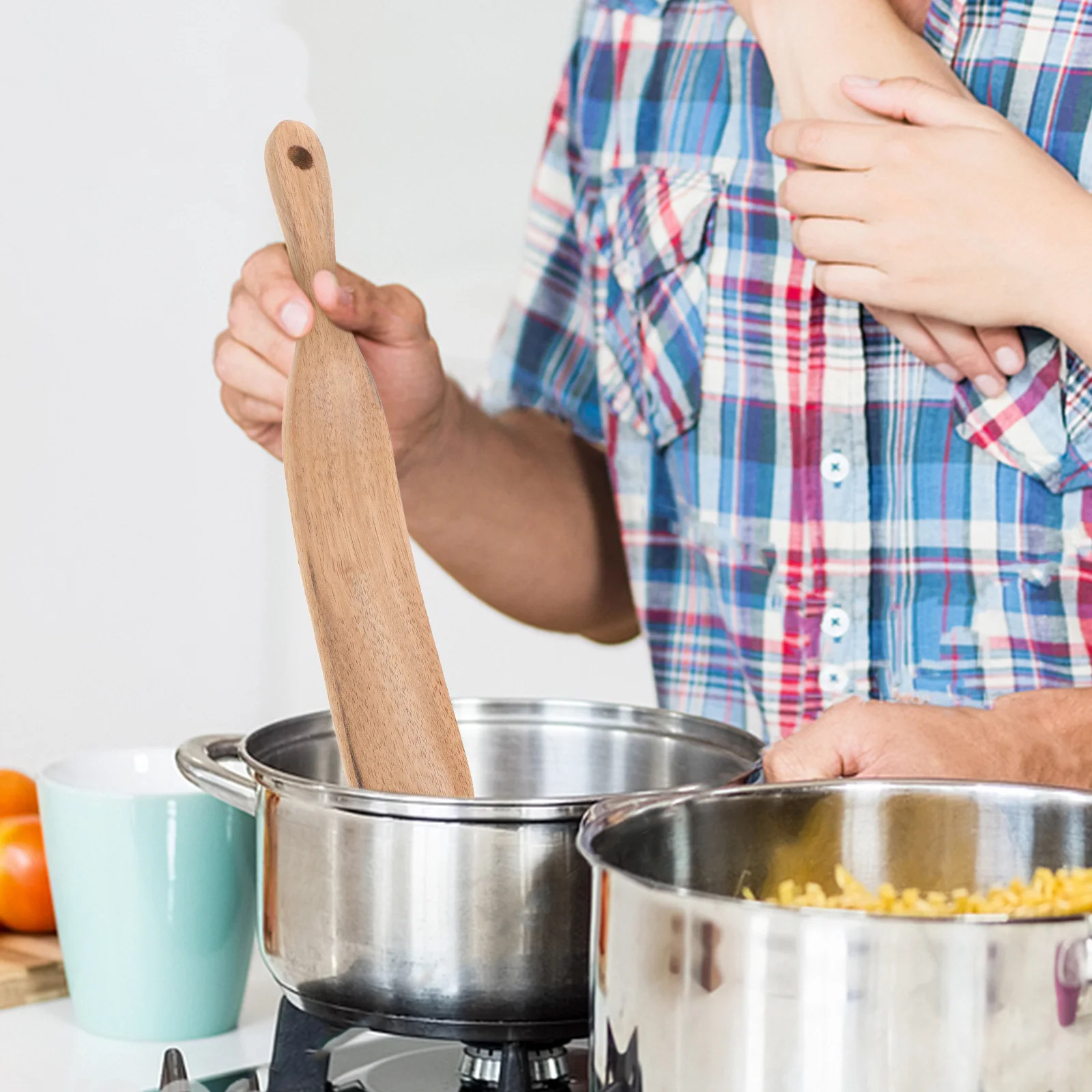 

Wooden Sourdough Spatula Stirring Stick Nonstick Kitchen Tool Set for Baking Cooking Easy Clean Flat Turner Accessories
