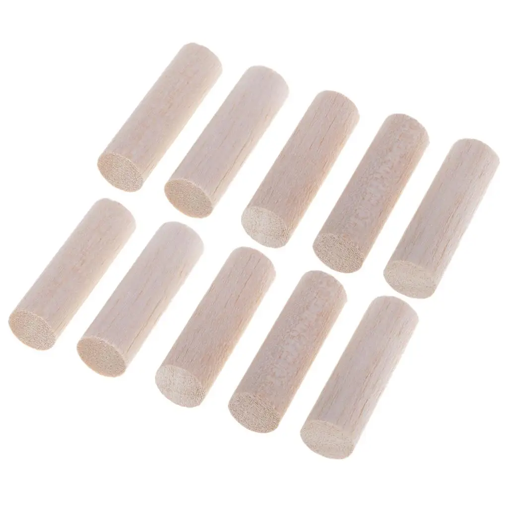 Balsa Wood Dowel Lightweight Unfinished Modelling Stick for Woodworking Clamp and Craftwork