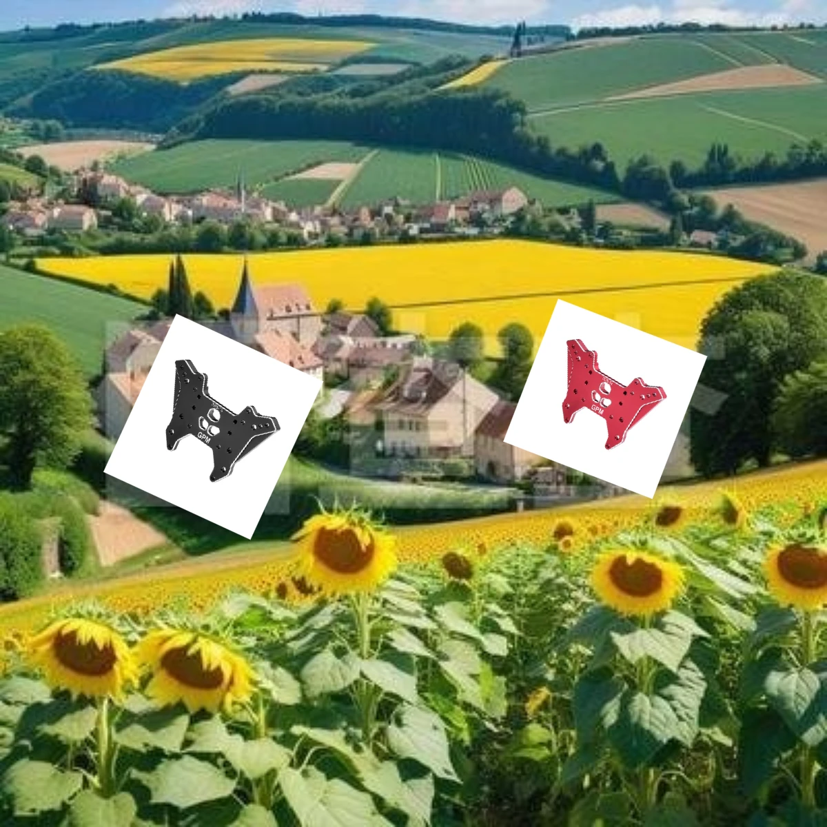 

GPM 1/7 Fireteam Tactical Outcast Kraton RTR ARA8708T1 для передней демпферной пластины из сплава 7075, ARRMA