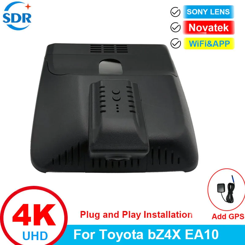 OEM Fits Toyota Dash Camera 4K UHD WIFi Car DVR For Toyota BZ4X EA10 Subaru Solterra 2022 2023 2024 2025 Easy Plug Installation