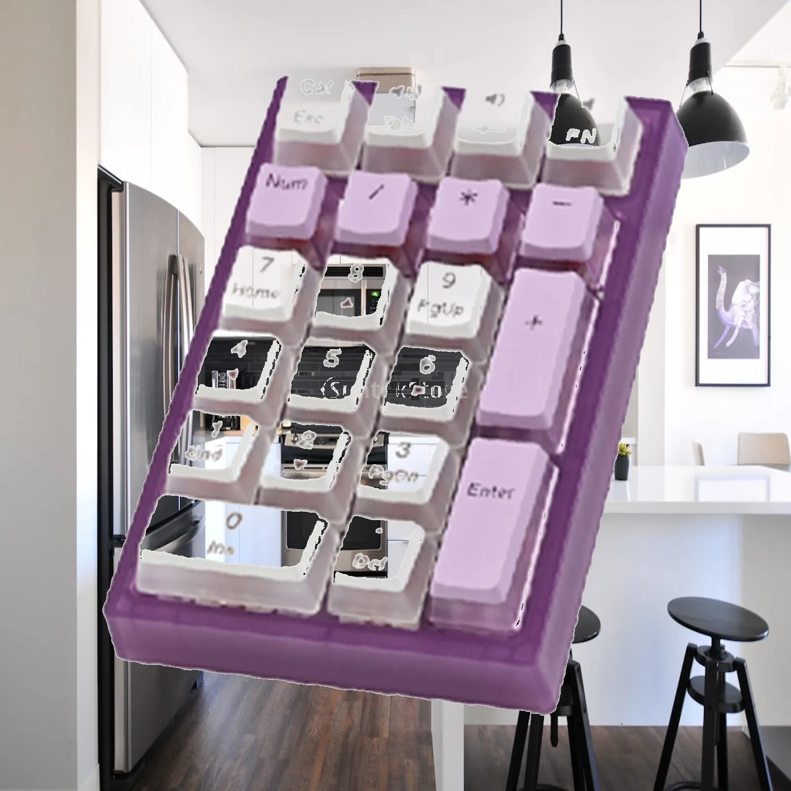 

Portable Numeric Keypad Plug and Play Waterproof for Travel Laptop PC