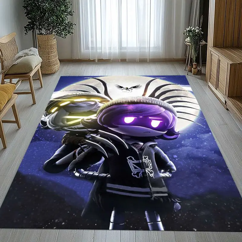 Murder Drones Uzi N Cyn Cartoon Soft Non-Slip Large Area Rug for Living Room,Bedroom Playroom Carpet Mat for Sofa,Home Decor