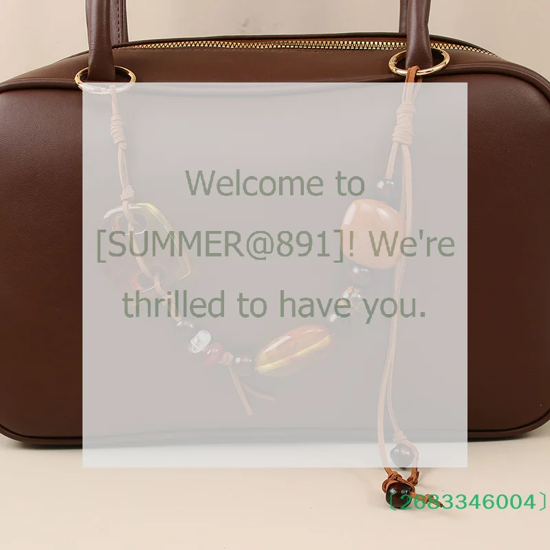 

Colorful Resin Handbag Double Buckle Bead Hanging Tassel Amber Wristlet Purse Bag Belt DIY Bag Parts Accessories〔CC88〕