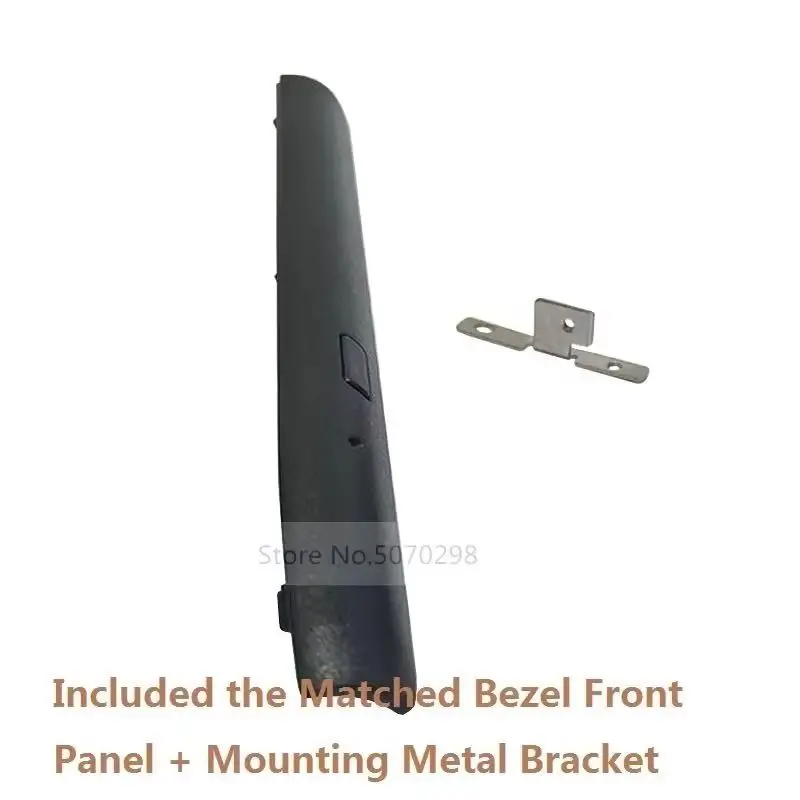 Replacement DVD ODD Optical Drive Bezel Panel Cover Faceplate Rear Metal Bracket Hook for HP EliteBook 2540p 2530p