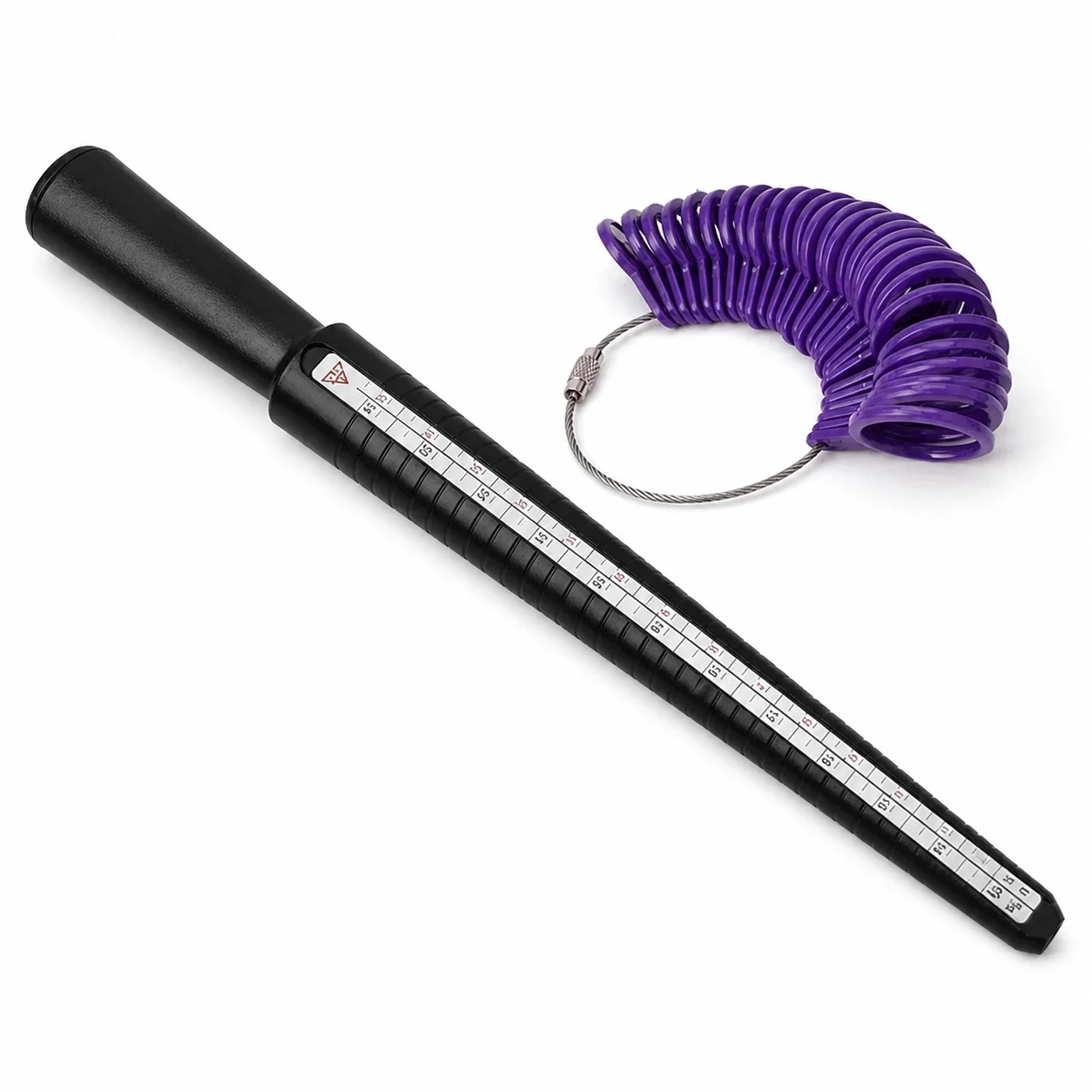 Jewellery Tools Ring Size Mandrel Stick Finger Gauge Ring Sizer Measuring Jewelry Tool Set Ring Size Fashion Jewellery T Purple