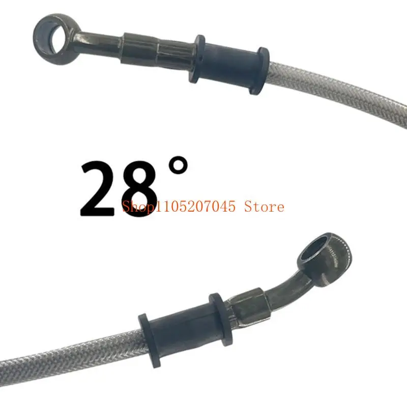 37cd 60/90/120cmMotorbike Brake Hose Universal Hydraulic Clutch Oil Pipe otocross Braided Replacement for Pit Dirt ATV Sport