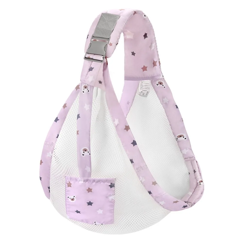 

Cartoon Baby Wrap Carrier Infant Kangaroo Bag Newborn Front Holding Infant Backpacks Horizontal Holding Type Cotton