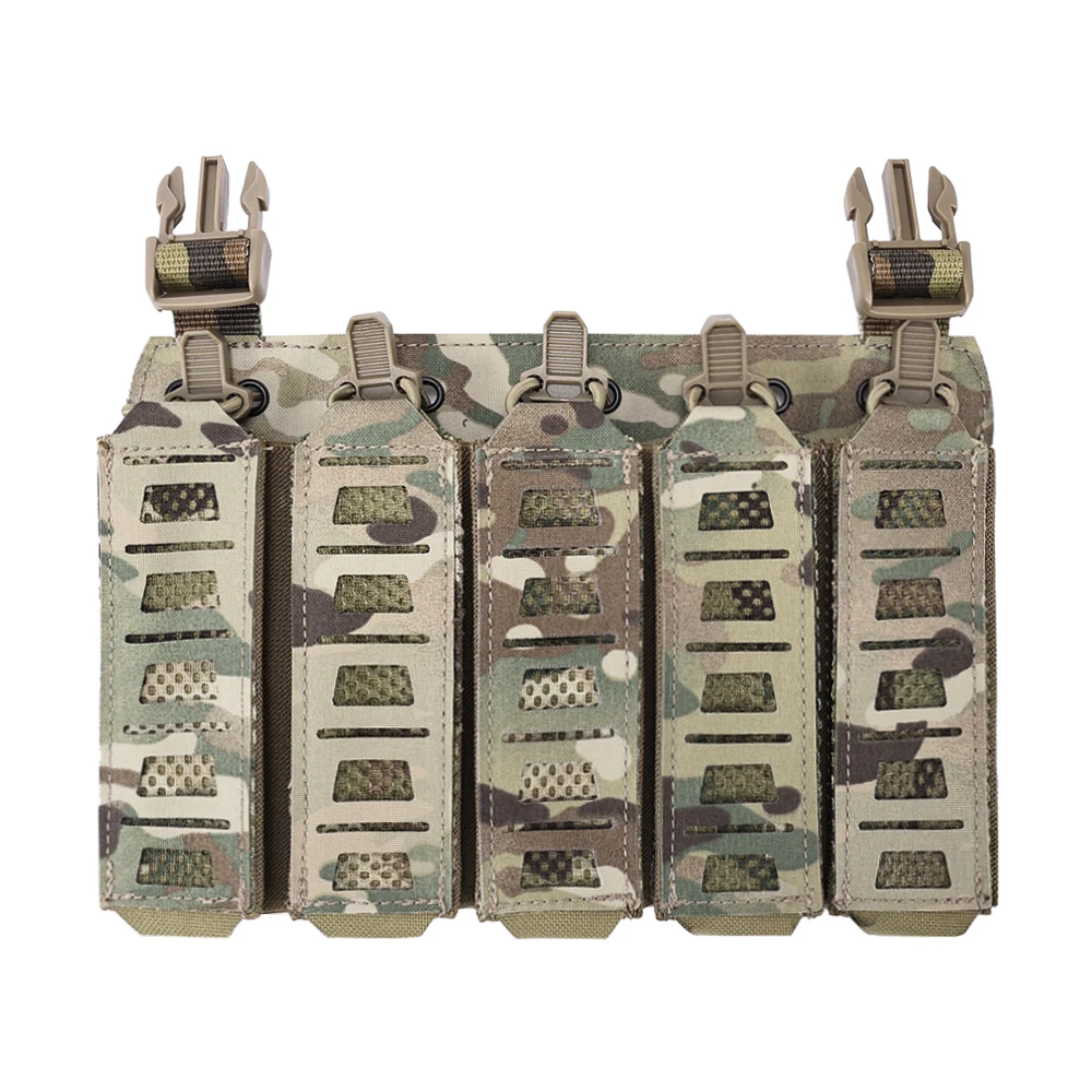 MP5 MP7 Magazin-Pflancard mit Klettverschluss und elastischen Riemen, taktisches Brust-Rig-Panel für die Airsoft-Jagd – SINAIRSOFT 6