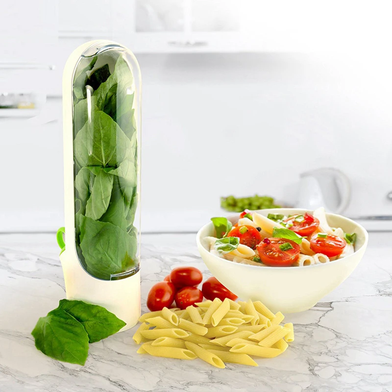 Premium Keeper Fresh-keeping Cup Storage Container Vegetables Fresh Saver Keeping Green For Kitchen Storage Utensils