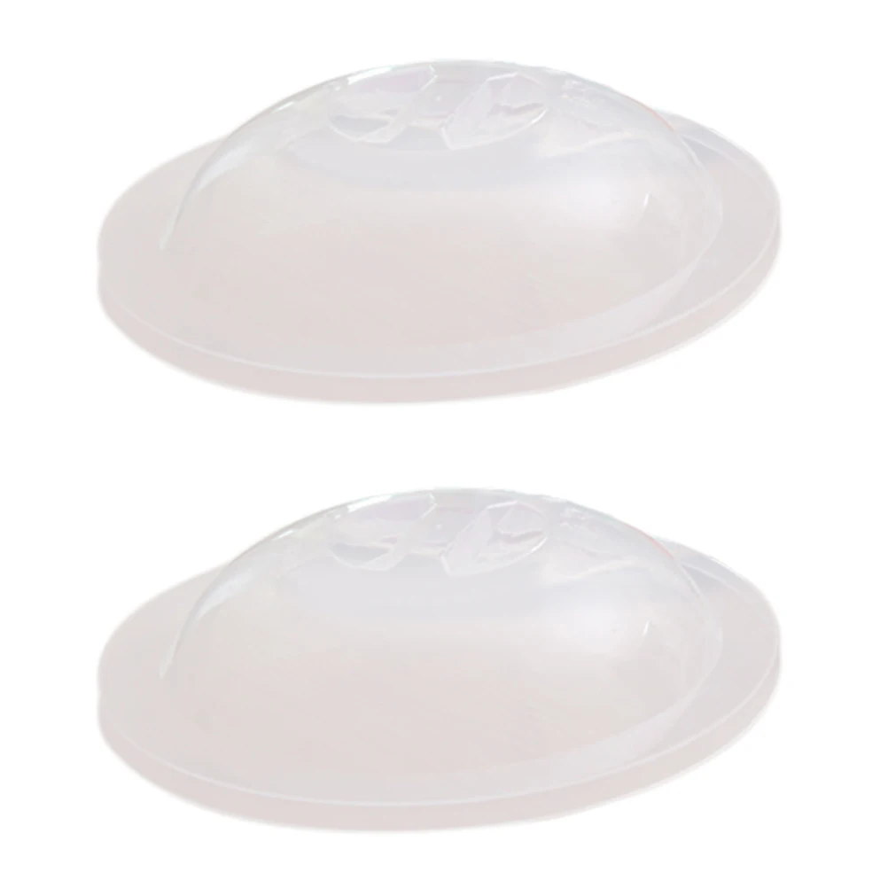 

2pcs Food Cover Microwave Dish Cover Heat Resistant Oil Proof Lid Splashproof for Plates Bowls Cups Reusable for Oven
